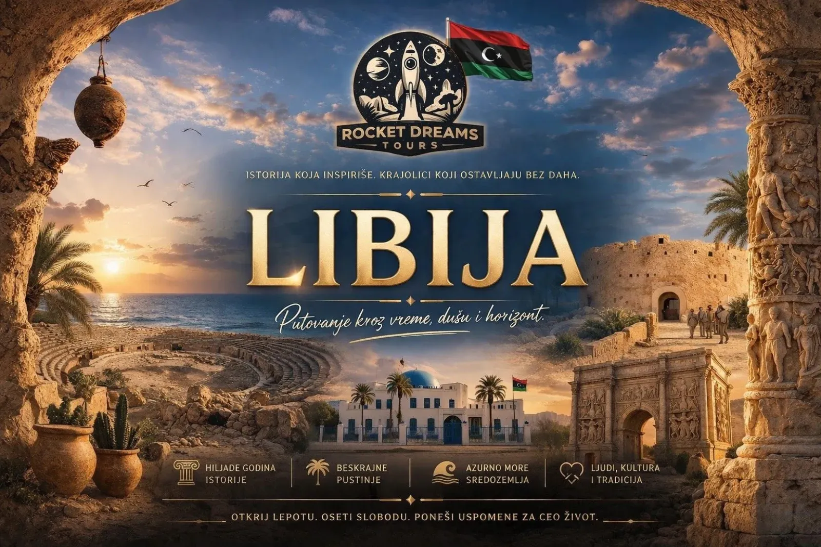 LIBIJA - Mediteran, drevna carstva i Sahara