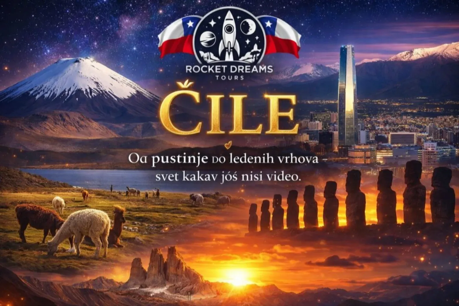 ČILE - od Anda do Tihog okeana i Uskršnjeg ostrva